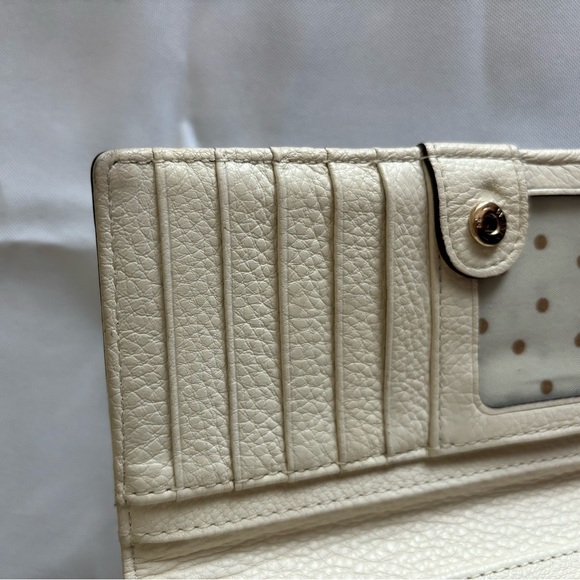 EUC Kate Spade New York blue bi-fold wallet - Picture 8 of 12